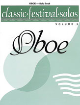 cover Classic Festival Solos Vol. 2 Oboe Solo Part cover